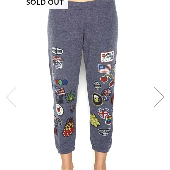 Lauren Moshi Pants - ❤ HP❤ Lauren Moshi Alana Rock Patches sweatpants